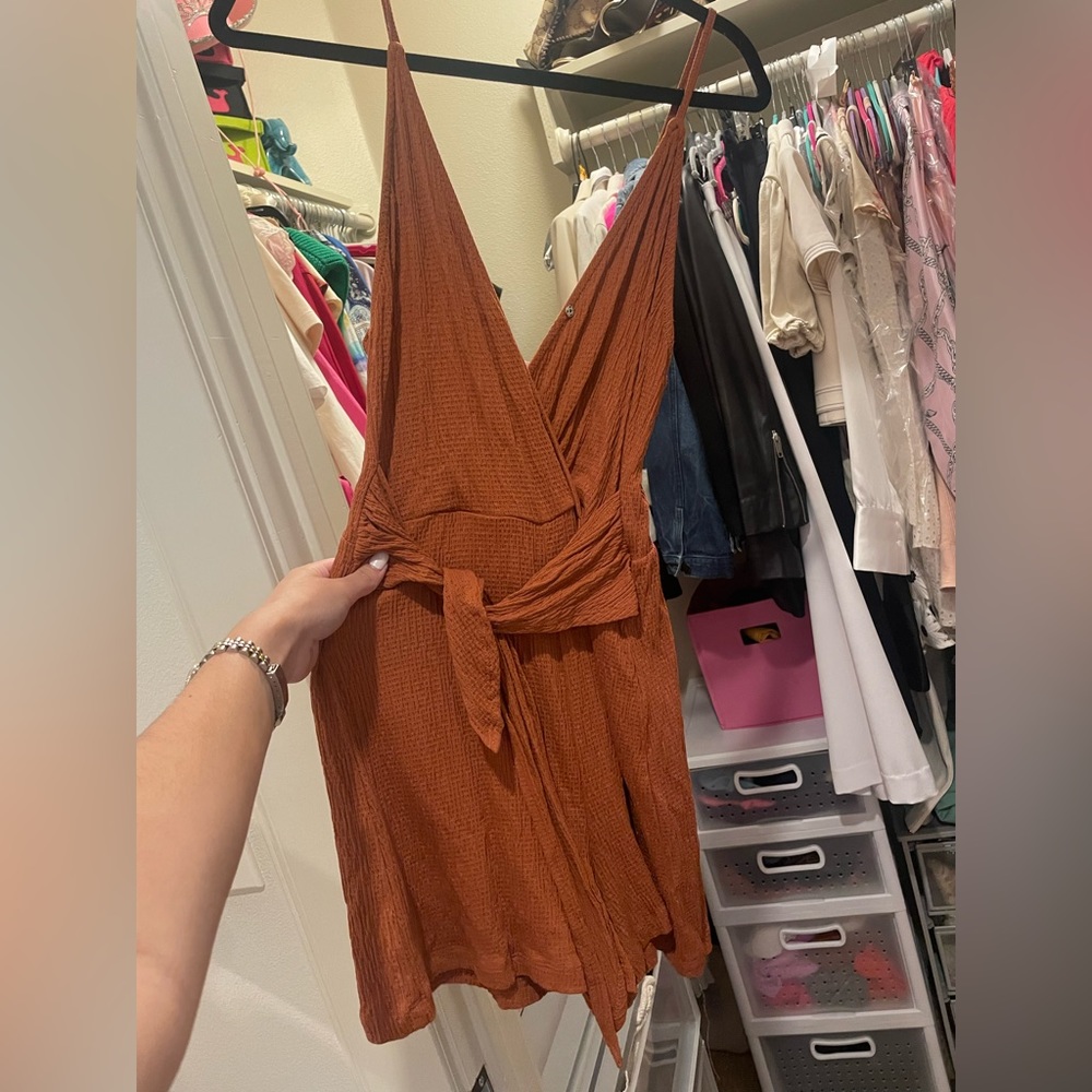 Love Tree Rust Romper